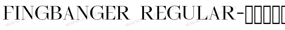Fingbanger Regular字体转换